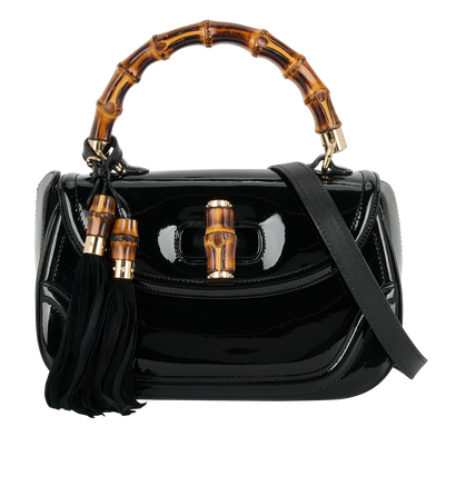 Bamboo Top Handle Bag, front view